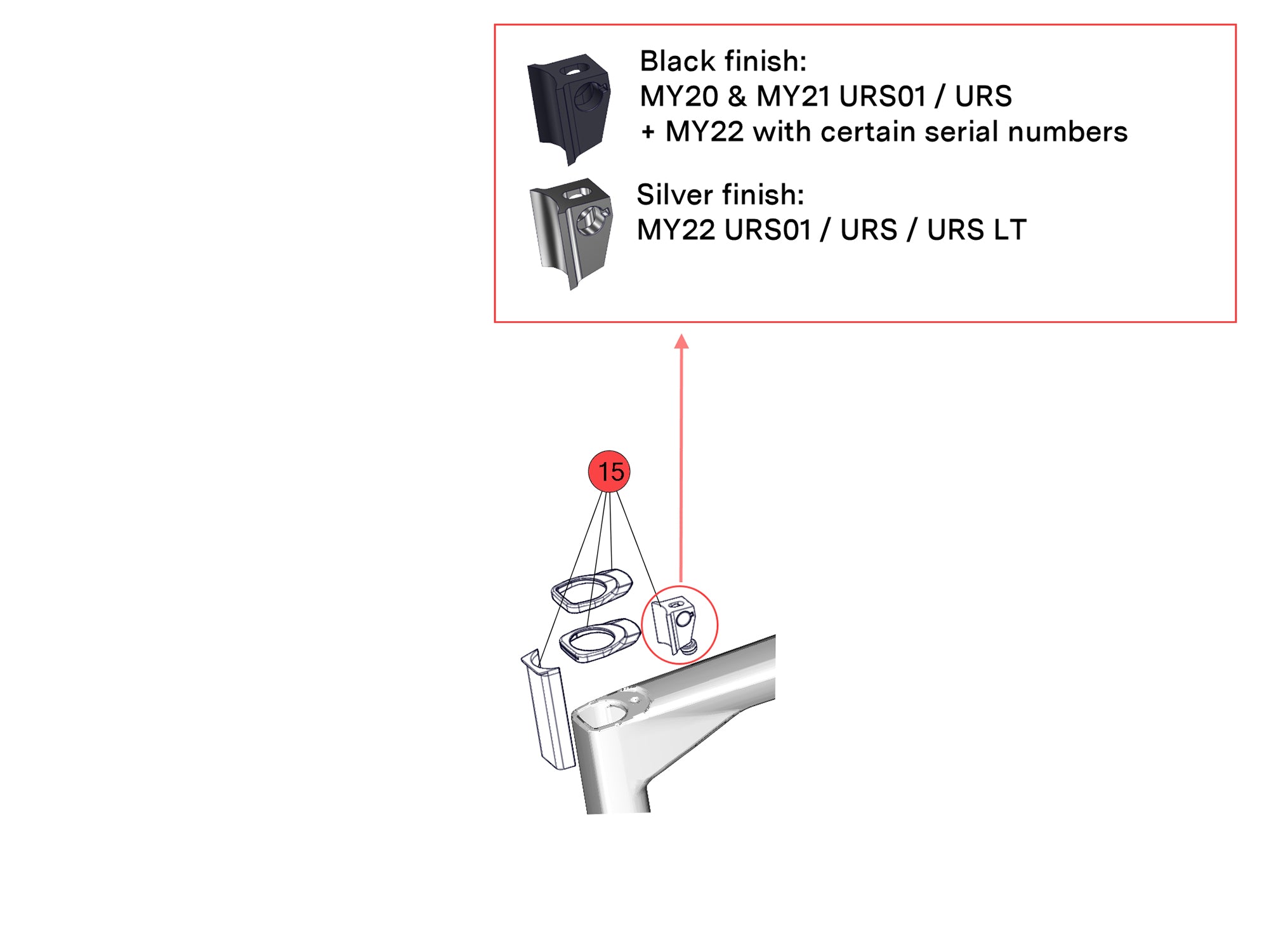 BMC Spare Parts | Seatpost Clamp - No 25 BLACK
