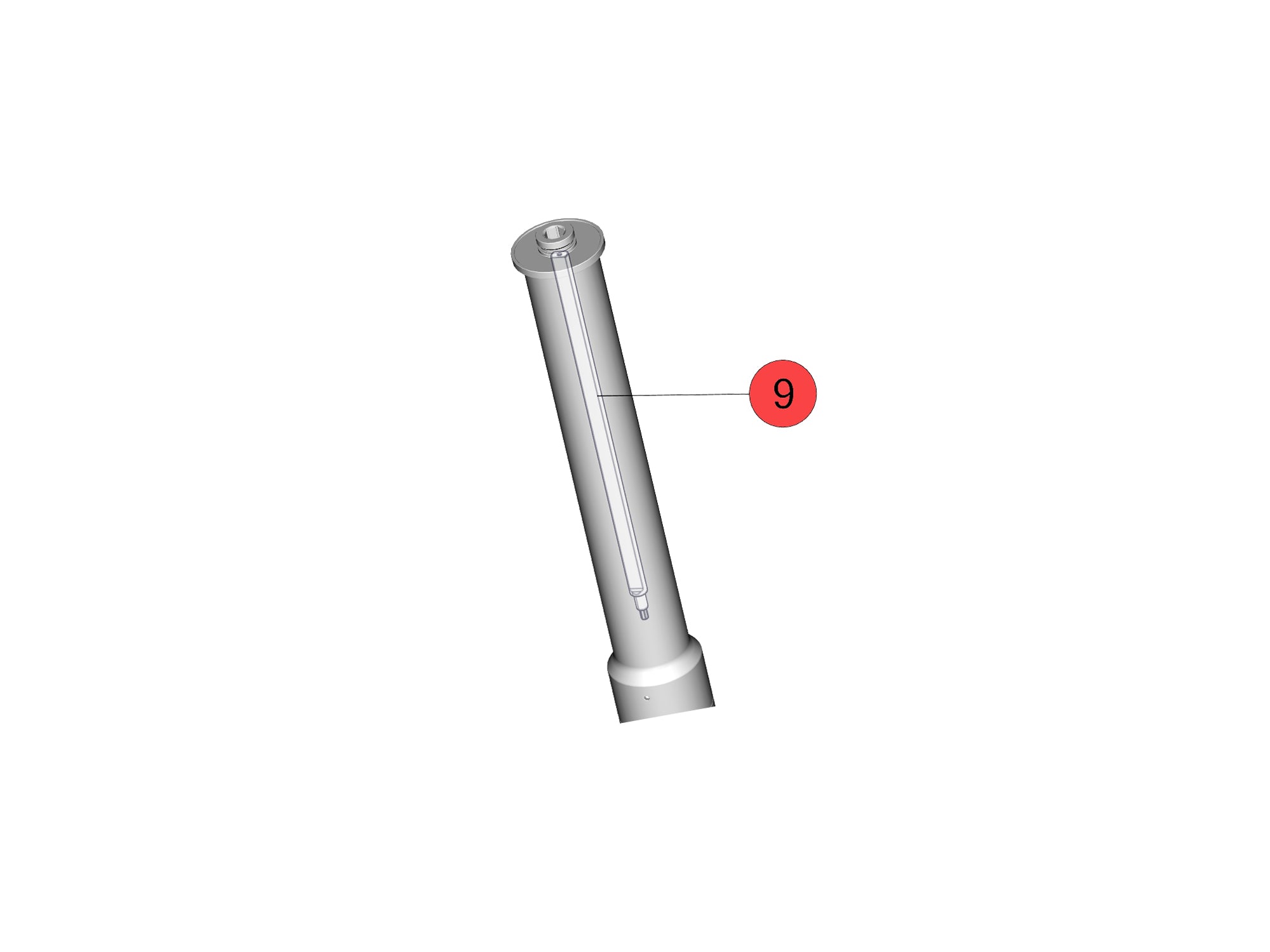BMC Ersatzteile | MTT Fork Lockout Shaft BLACK